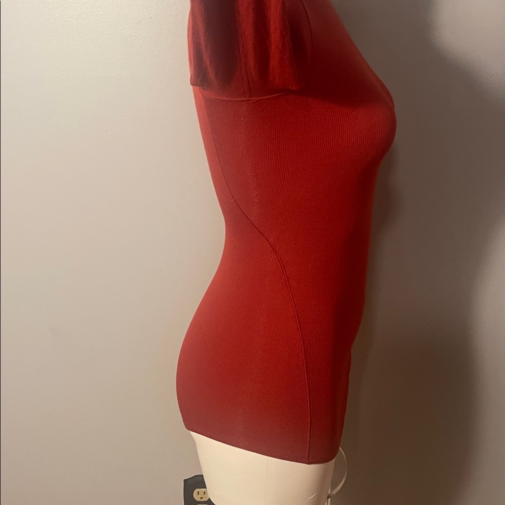 Lululemon Full Day Ahead Turtleneck in the color Magma. W3CWPS - Picture 6 of 10